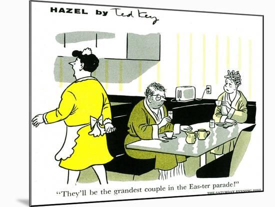 Hazel Cartoon-Ted Key-Mounted Giclee Print