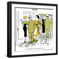 Hazel Cartoon-Ted Key-Framed Giclee Print