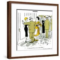 Hazel Cartoon-Ted Key-Framed Giclee Print