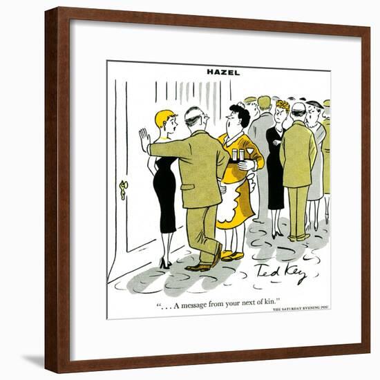 Hazel Cartoon-Ted Key-Framed Giclee Print