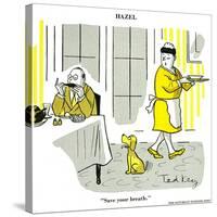 Hazel Cartoon-Ted Key-Stretched Canvas