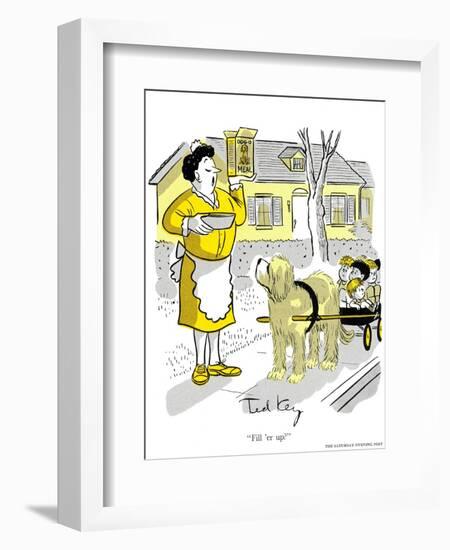 Hazel Cartoon-Ted Key-Framed Giclee Print