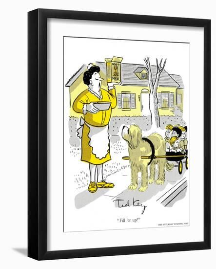 Hazel Cartoon-Ted Key-Framed Giclee Print