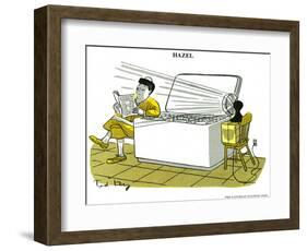 Hazel Cartoon-Ted Key-Framed Giclee Print