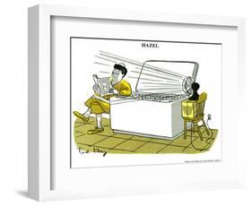 Hazel Cartoon-Ted Key-Framed Giclee Print