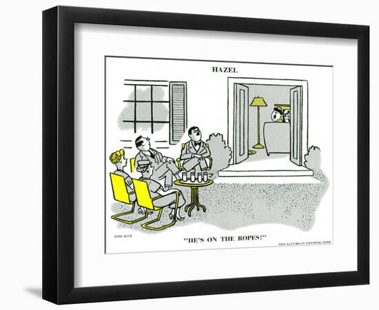 Hazel Cartoon-Ted Key-Framed Giclee Print