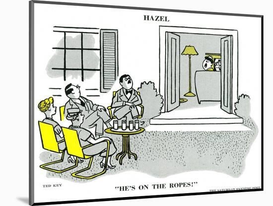 Hazel Cartoon-Ted Key-Mounted Giclee Print