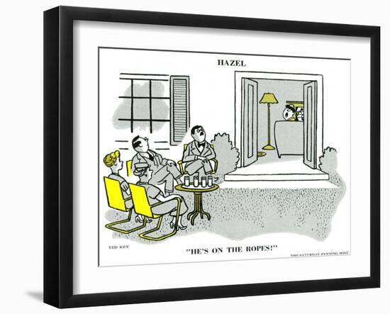 Hazel Cartoon-Ted Key-Framed Giclee Print