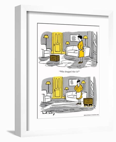 Hazel Cartoon-Ted Key-Framed Giclee Print