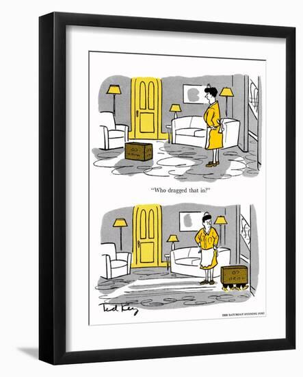 Hazel Cartoon-Ted Key-Framed Giclee Print