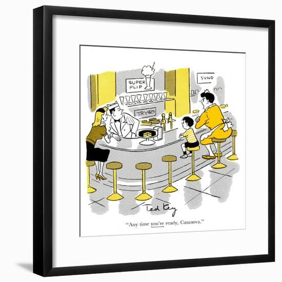 Hazel Cartoon-Ted Key-Framed Giclee Print