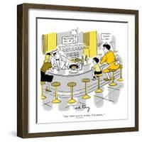 Hazel Cartoon-Ted Key-Framed Giclee Print