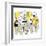 Hazel Cartoon-Ted Key-Framed Giclee Print