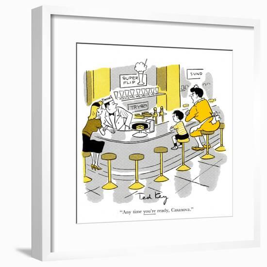 Hazel Cartoon-Ted Key-Framed Giclee Print