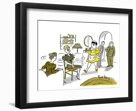 Hazel Cartoon-Ted Key-Framed Giclee Print