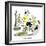 Hazel Cartoon-Ted Key-Framed Giclee Print