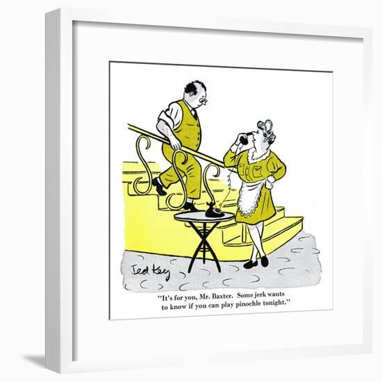 Hazel Cartoon-Ted Key-Framed Giclee Print