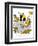 Hazel Cartoon-Ted Key-Framed Premium Giclee Print