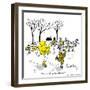 Hazel Cartoon-Ted Key-Framed Giclee Print