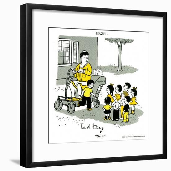 Hazel Cartoon-Ted Key-Framed Giclee Print