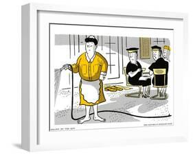 Hazel Cartoon-Ted Key-Framed Giclee Print