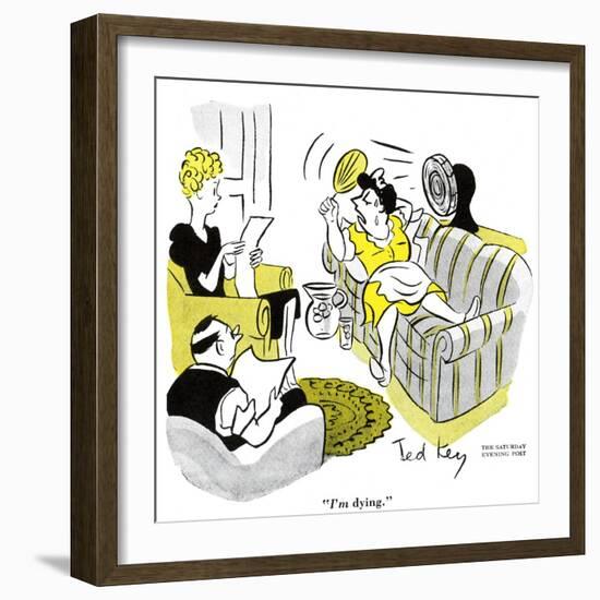 Hazel Cartoon-Ted Key-Framed Giclee Print