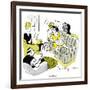 Hazel Cartoon-Ted Key-Framed Giclee Print