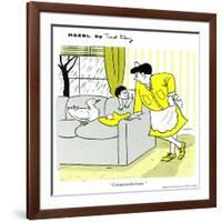 Hazel Cartoon-Ted Key-Framed Giclee Print