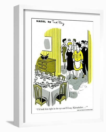 Hazel Cartoon-Ted Key-Framed Giclee Print