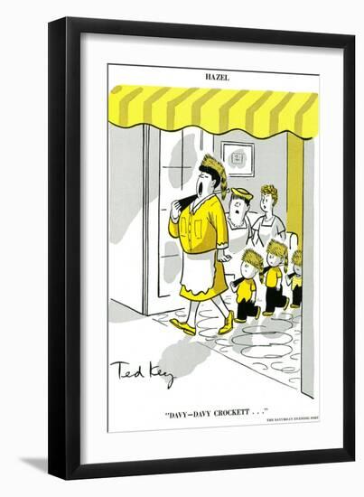 Hazel Cartoon-Ted Key-Framed Giclee Print