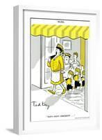 Hazel Cartoon-Ted Key-Framed Giclee Print