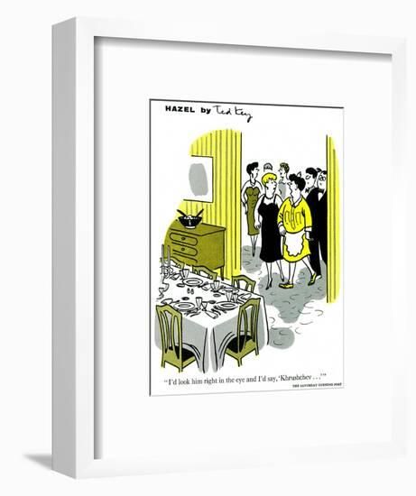 Hazel Cartoon-Ted Key-Framed Giclee Print