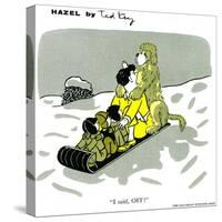 Hazel Cartoon-Ted Key-Stretched Canvas