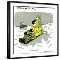 Hazel Cartoon-Ted Key-Framed Giclee Print