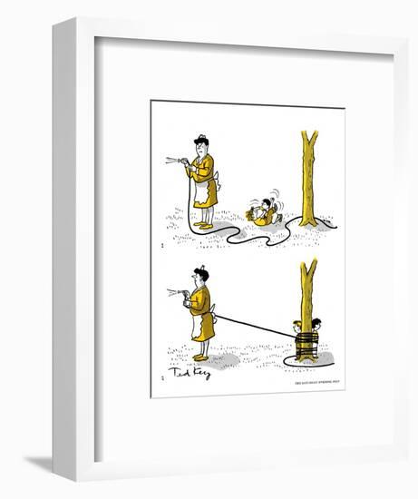 Hazel Cartoon-Ted Key-Framed Giclee Print