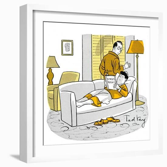 Hazel Cartoon-Ted Key-Framed Giclee Print