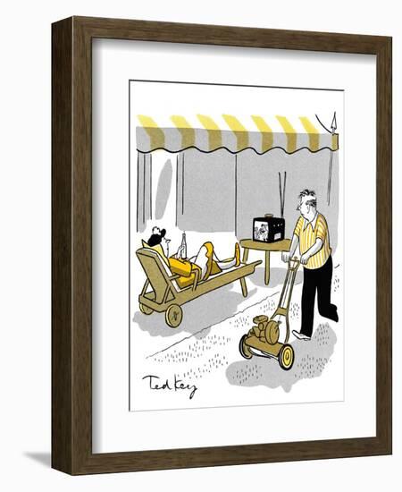 Hazel Cartoon-Ted Key-Framed Giclee Print