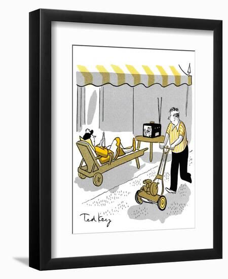 Hazel Cartoon-Ted Key-Framed Giclee Print