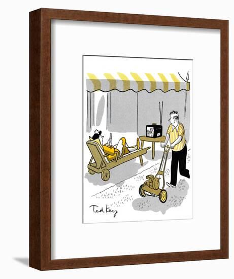 Hazel Cartoon-Ted Key-Framed Giclee Print