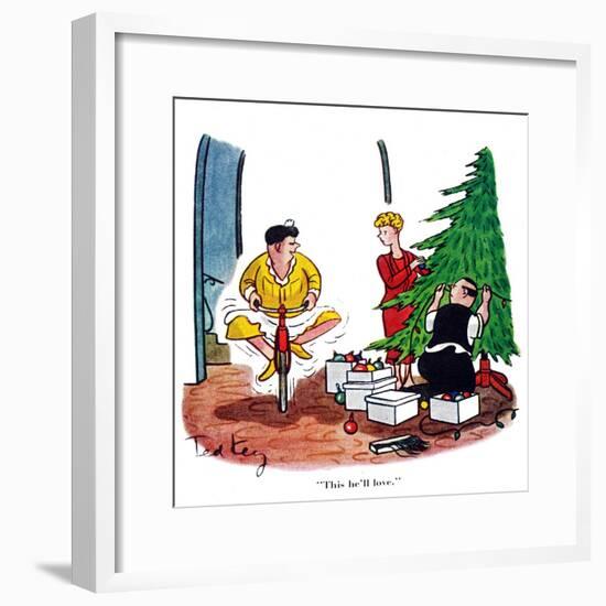 Hazel Cartoon-Ted Key-Framed Giclee Print