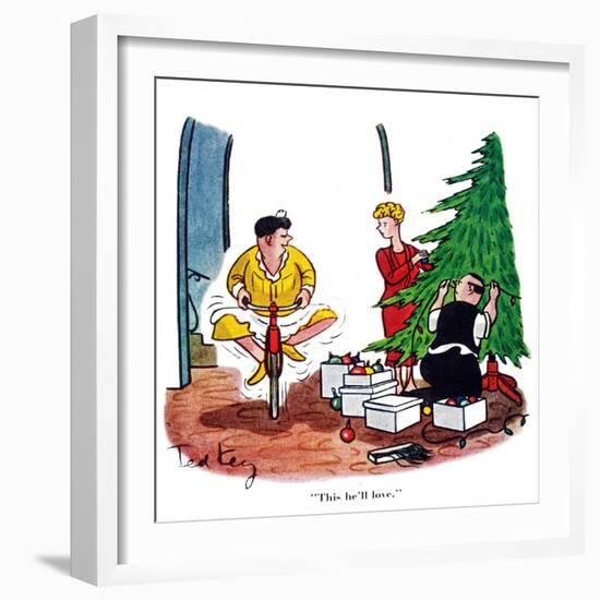 Hazel Cartoon-Ted Key-Framed Giclee Print