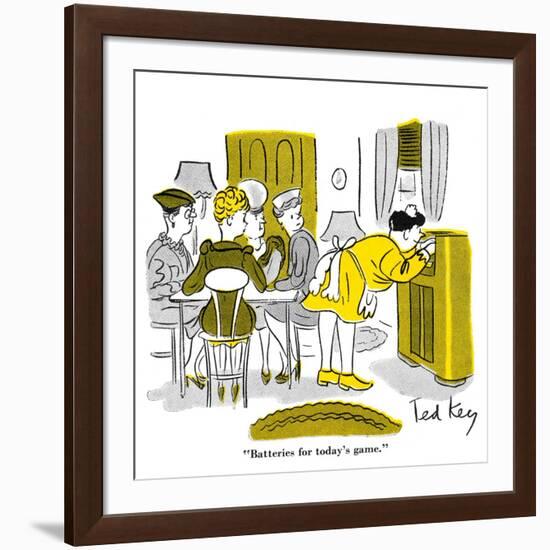 Hazel Cartoon-Ted Key-Framed Giclee Print