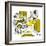 Hazel Cartoon-Ted Key-Framed Giclee Print