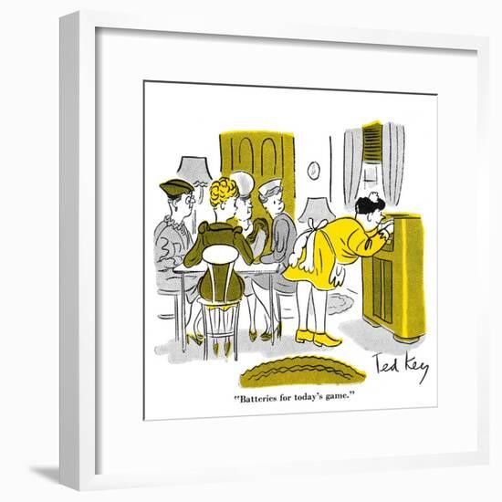 Hazel Cartoon-Ted Key-Framed Giclee Print