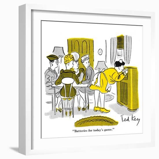 Hazel Cartoon-Ted Key-Framed Giclee Print