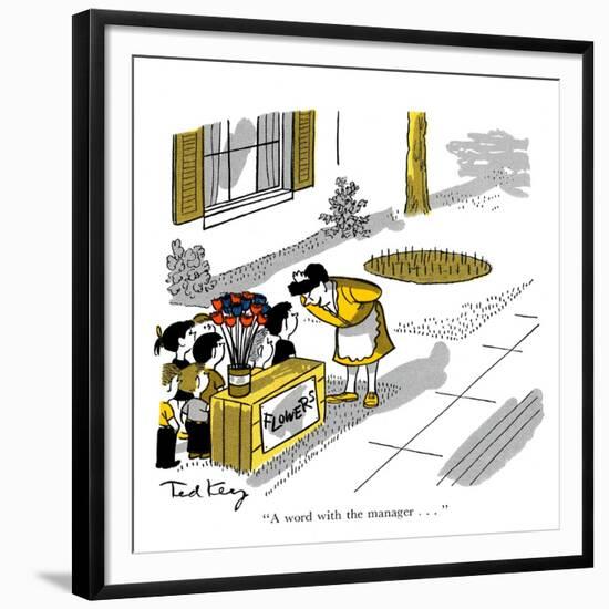 Hazel Cartoon-Ted Key-Framed Giclee Print