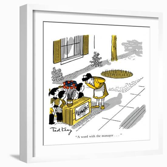 Hazel Cartoon-Ted Key-Framed Giclee Print