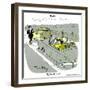 Hazel Cartoon-Ted Key-Framed Giclee Print