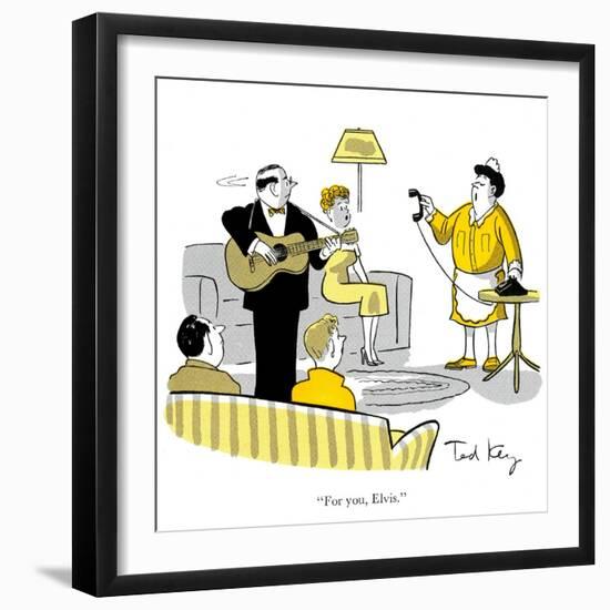 Hazel Cartoon-Ted Key-Framed Giclee Print