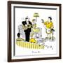 Hazel Cartoon-Ted Key-Framed Giclee Print